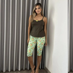 Capri Aguacates Blusa de Tiras