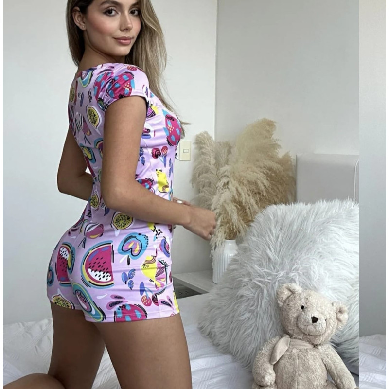 Pijama Enteriza Estampada Sandia