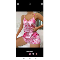 PIJAMA ESTAMPADO FUCSIA ROSA